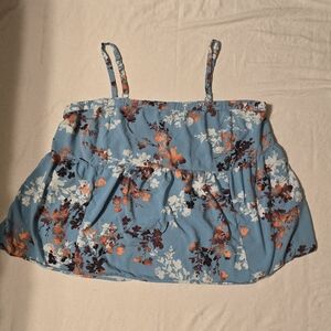Torrid Blue Smocked Camisole